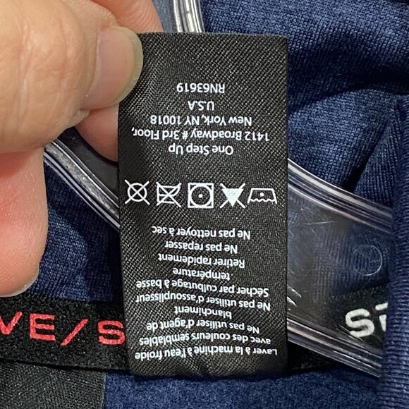 SPYDER 1/4 Zip Shirt Mens Medium Blue Base Layer Quick Dry Pullover Activewear - Picture 14 of 14